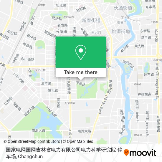 国家电网国网吉林省电力有限公司电力科学研究院-停车场 map