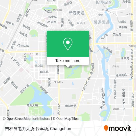 吉林省电力大厦-停车场 map