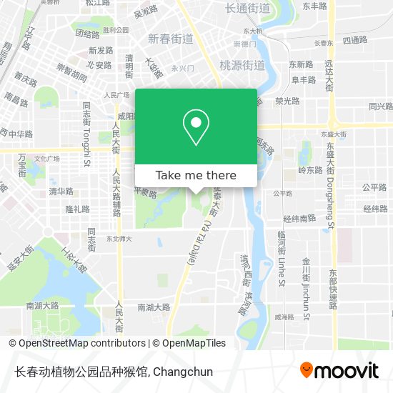 长春动植物公园品种猴馆 map