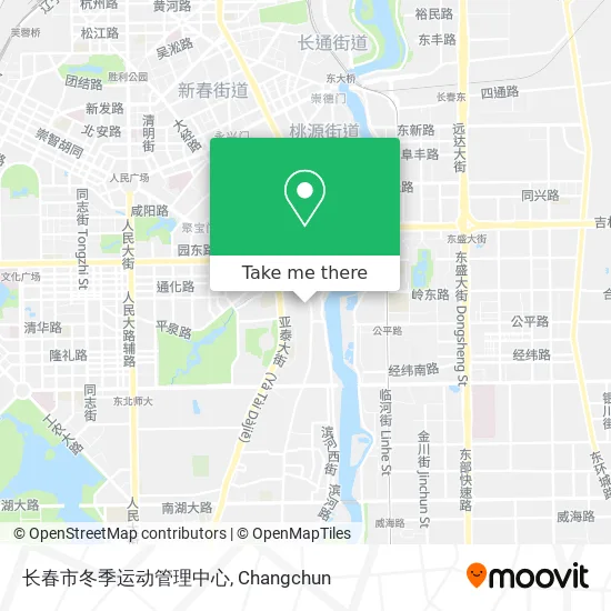 长春市冬季运动管理中心 map