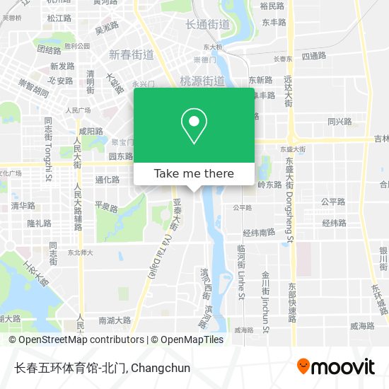 长春五环体育馆-北门 map