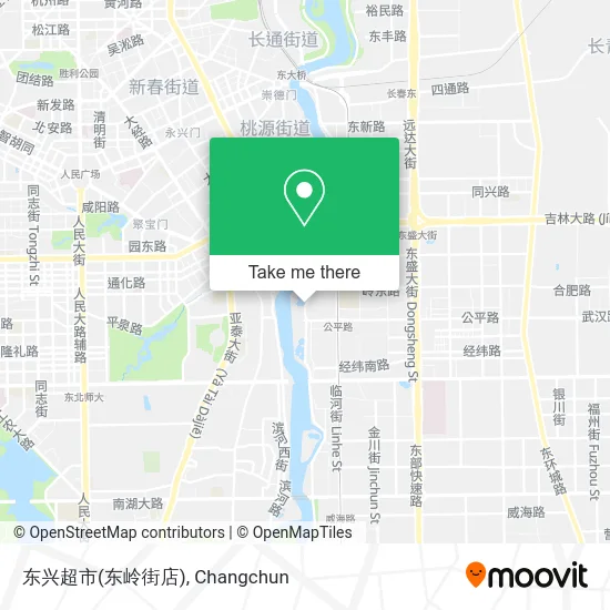 东兴超市(东岭街店) map