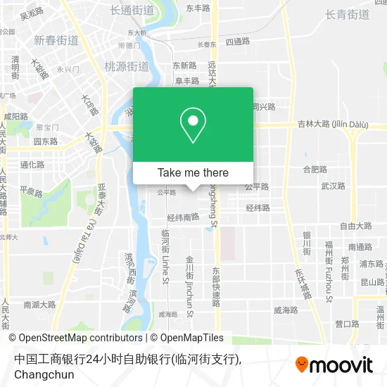 中国工商银行24小时自助银行(临河街支行) map
