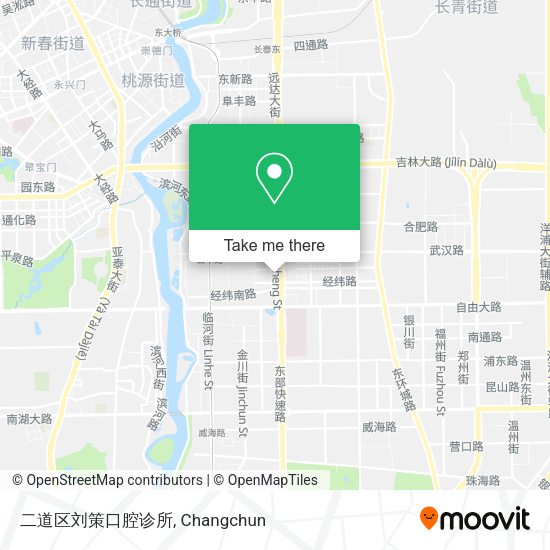 二道区刘策口腔诊所 map