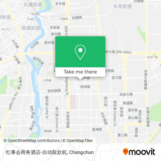 红事会商务酒店-自动取款机 map