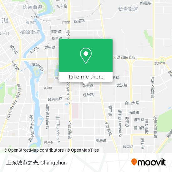 上东城市之光 map