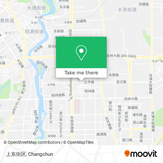 上东街区 map