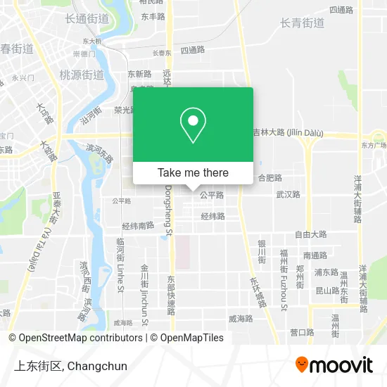 上东街区 map