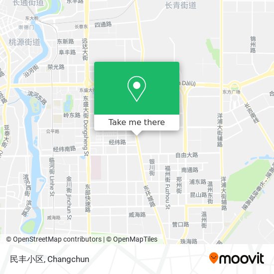 民丰小区 map
