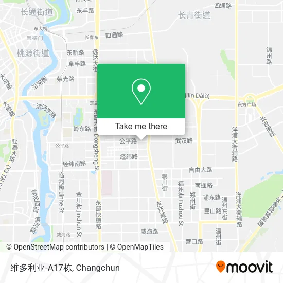 维多利亚-A17栋 map