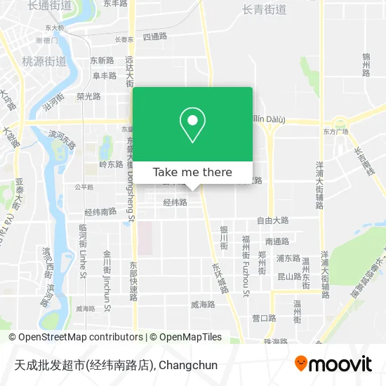 天成批发超市(经纬南路店) map