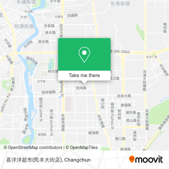 喜洋洋超市(民丰大街店) map