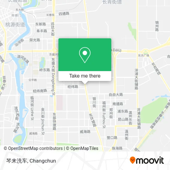 琴来洗车 map