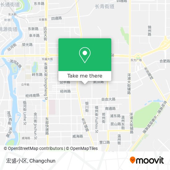 宏盛小区 map
