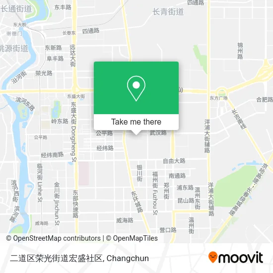 二道区荣光街道宏盛社区 map