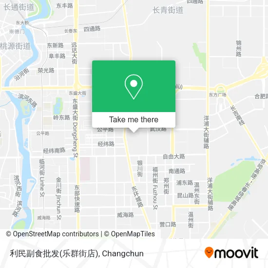 利民副食批发(乐群街店) map