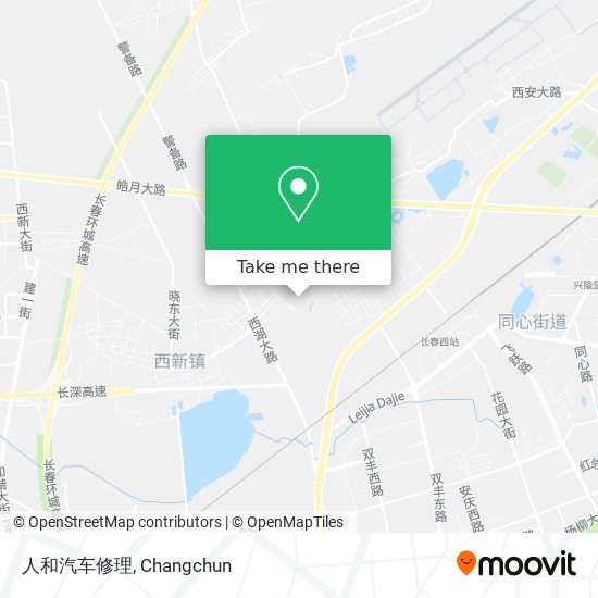 人和汽车修理 map