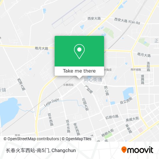 长春火车西站-南5门 map