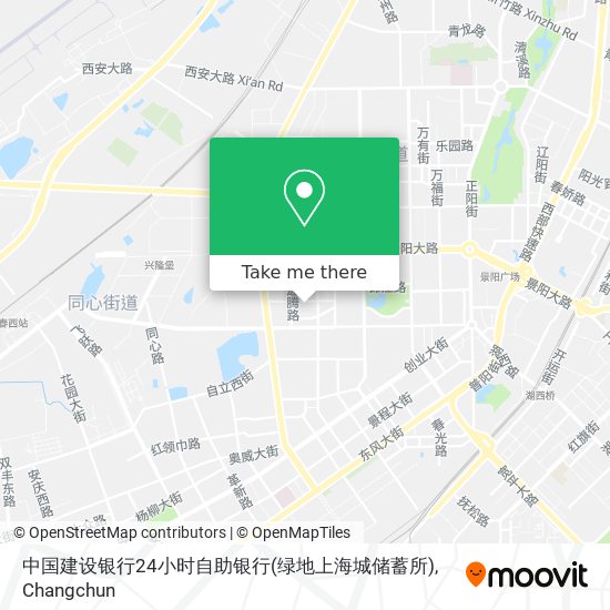 中国建设银行24小时自助银行(绿地上海城储蓄所) map