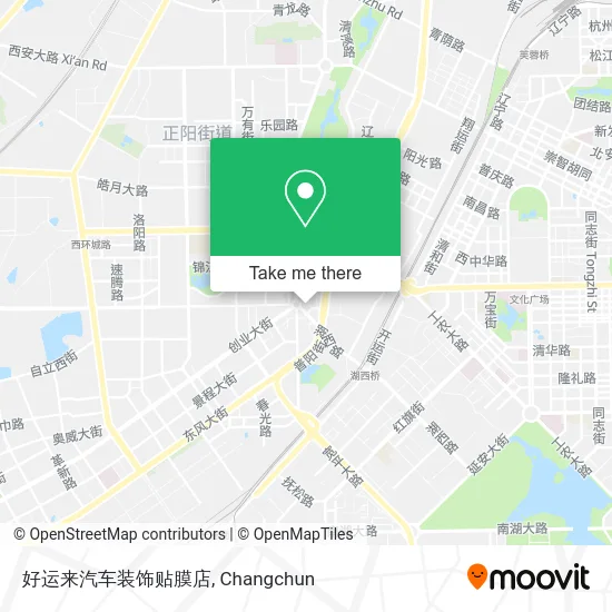 好运来汽车装饰贴膜店 map