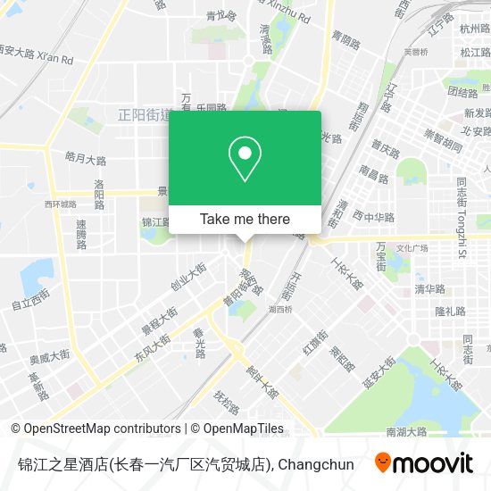 锦江之星酒店(长春一汽厂区汽贸城店) map