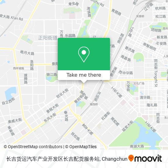 长吉货运汽车产业开发区长吉配货服务站 map