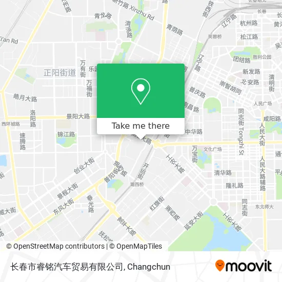长春市睿铭汽车贸易有限公司 map