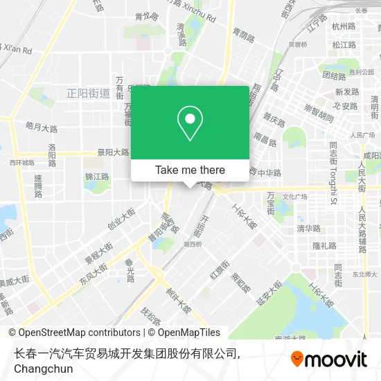 长春一汽汽车贸易城开发集团股份有限公司 map