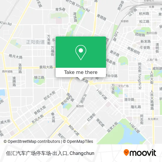 佰汇汽车广场停车场-出入口 map