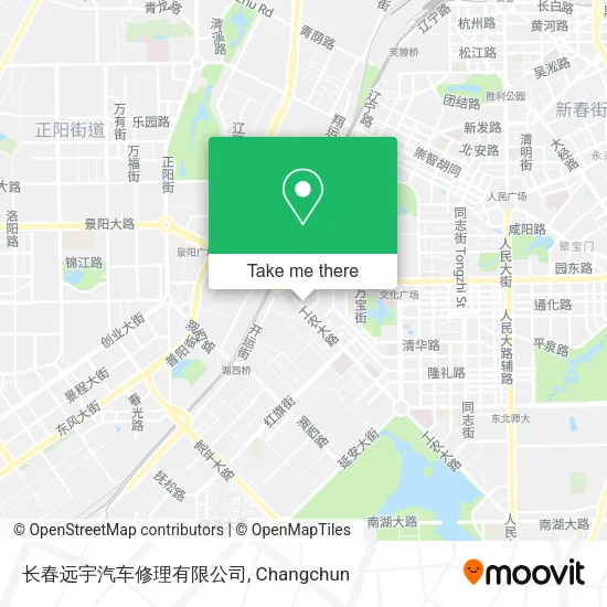 长春远宇汽车修理有限公司 map