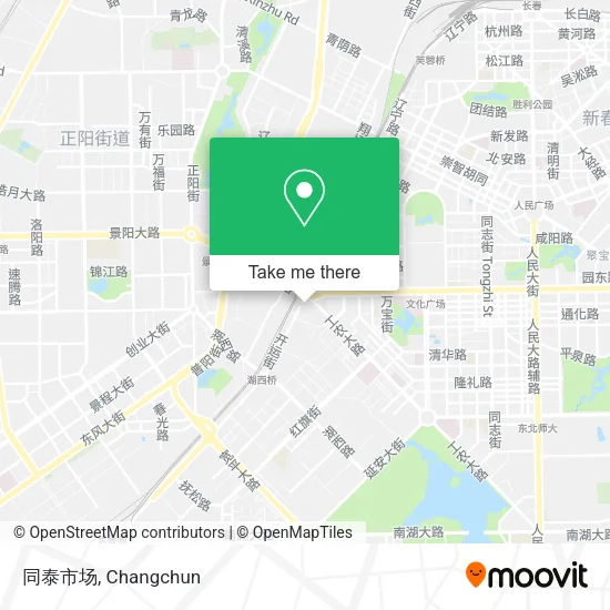 同泰市场 map