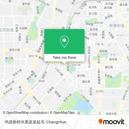 鸿源新鲜水果蔬菜超市 map
