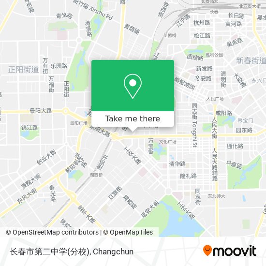长春市第二中学(分校) map