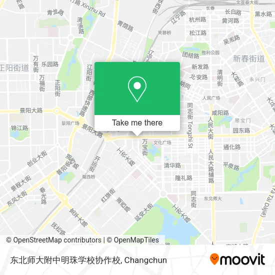 东北师大附中明珠学校协作校 map