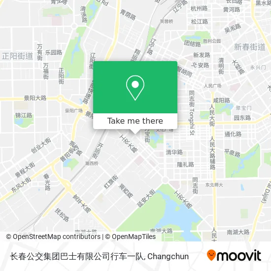 长春公交集团巴士有限公司行车一队 map
