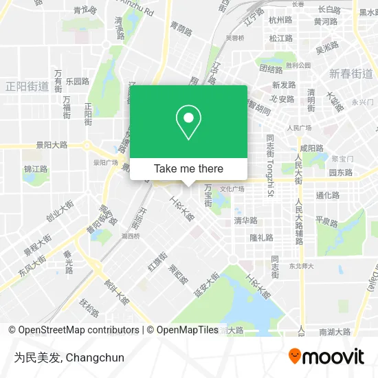 为民美发 map