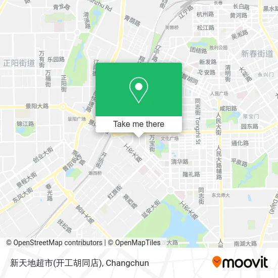 新天地超市(开工胡同店) map