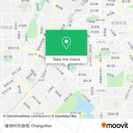 缘情时尚旅馆 map