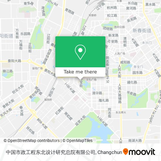 中国市政工程东北设计研究总院有限公司 map