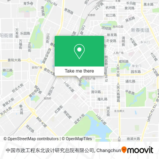 中国市政工程东北设计研究总院有限公司 map