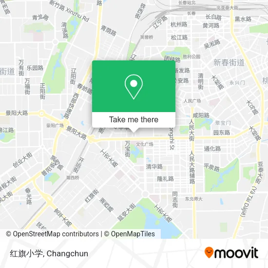 红旗小学 map