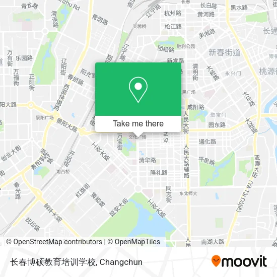 长春博硕教育培训学校 map