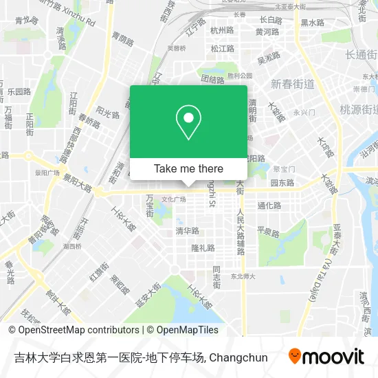 吉林大学白求恩第一医院-地下停车场 map