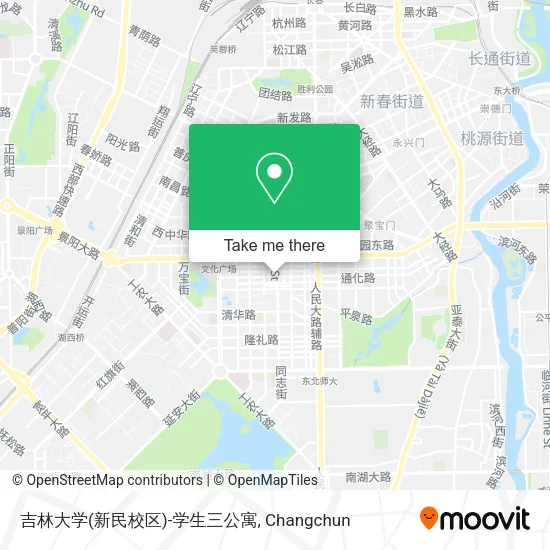 吉林大学(新民校区)-学生三公寓 map