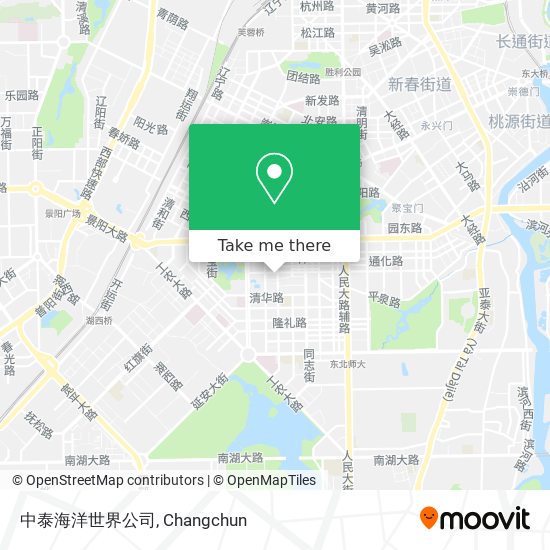 中泰海洋世界公司 map