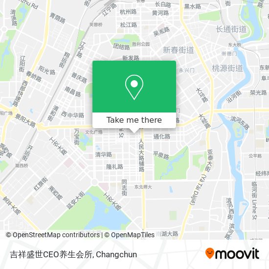 吉祥盛世CEO养生会所 map