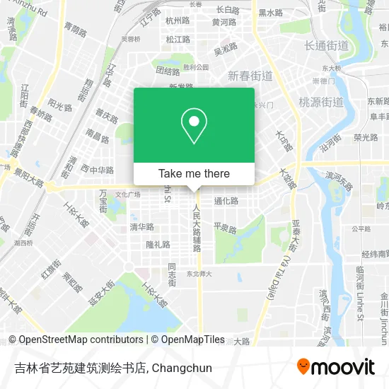 吉林省艺苑建筑测绘书店 map