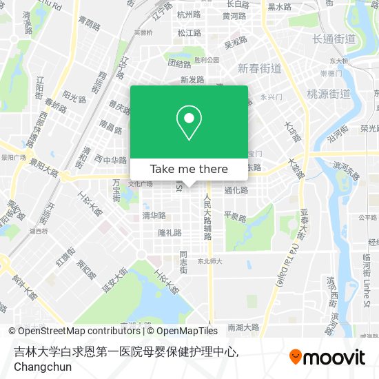 吉林大学白求恩第一医院母婴保健护理中心 map