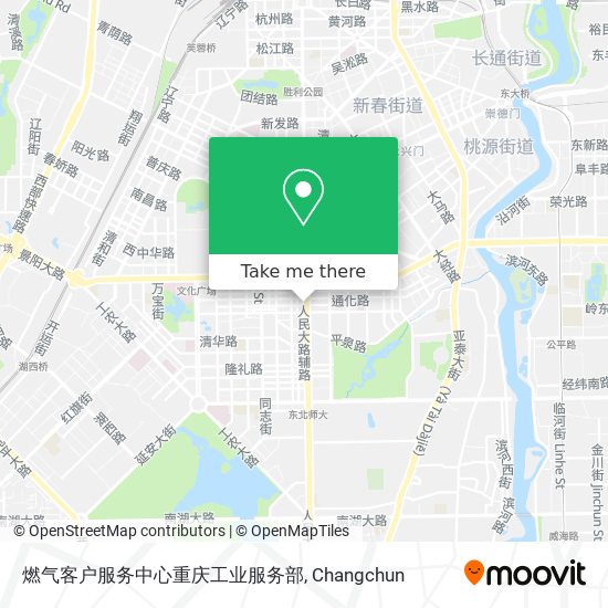 燃气客户服务中心重庆工业服务部 map