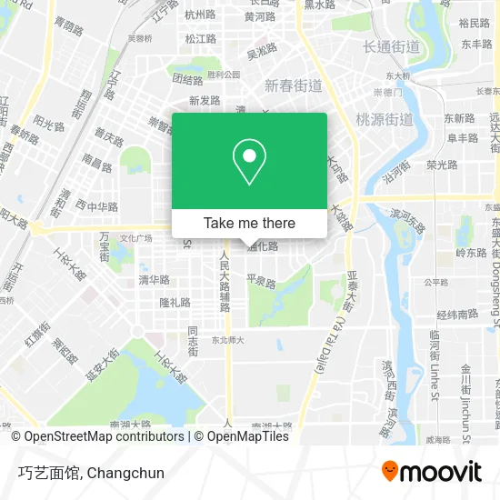 巧艺面馆 map